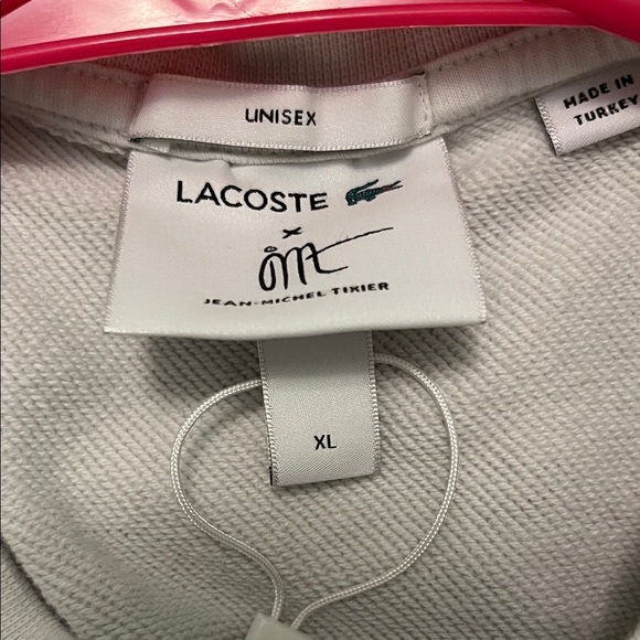 Lacoste Men's White Patterned Sweater - Picture 10 of 10